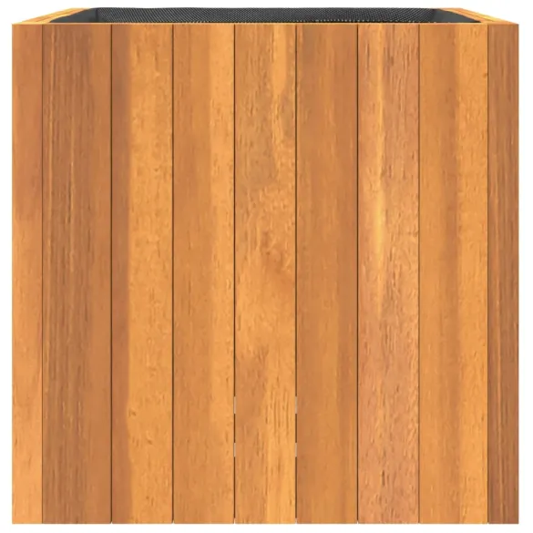 Jardinieră Lemn Acacia 35x35x35 cm | Livrare Gratuită