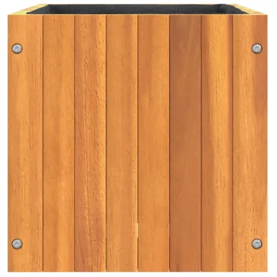 Jardinieră Lemn Acacia 35x35x35 cm | Livrare Gratuită