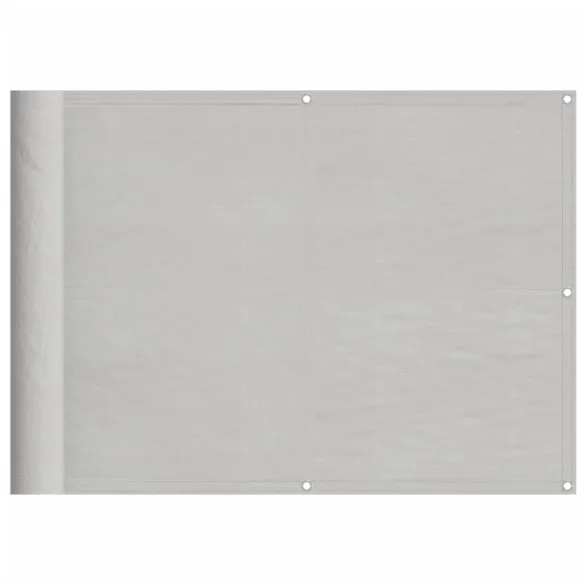 Paravan de Balcon Gri 75x1000 cm - Livrare Gratuită