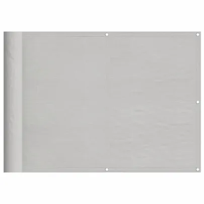 Paravan de Balcon Gri 75x1000 cm - Livrare Gratuită