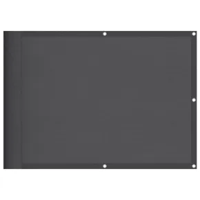 Paravan de Balcon Antracit 75x1000 cm - Poliester Oxford 2