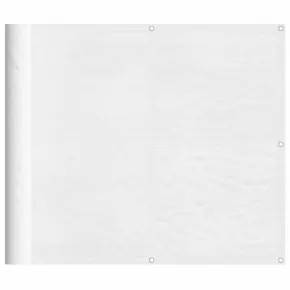 Paravan de Balcon Alb 90x1000 cm - Rezistent la Apă și UV 2
