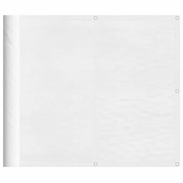 Paravan de Balcon Alb 90x1000 cm - Rezistent la Apă și UV