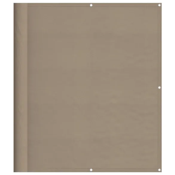 Paravan de Balcon Gri Taupe 120x800 cm - Rezistent la Apă