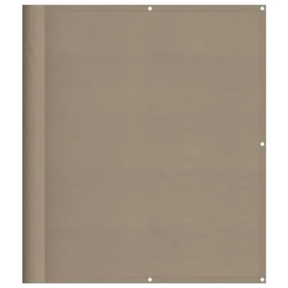 Paravan de Balcon Gri Taupe 120x800 cm - Rezistent la Apă