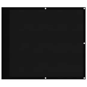 Paravan de Balcon Negru 90x1000 cm - Rezistent la Apă 2