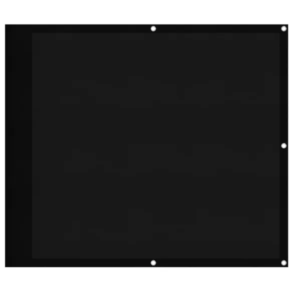 Paravan de Balcon Negru 90x1000 cm - Rezistent la Apă