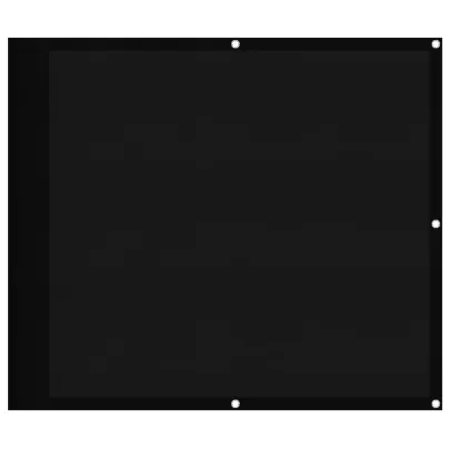 Paravan de Balcon Negru 90x1000 cm - Rezistent la Apă