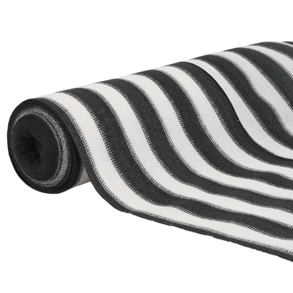 Plasă protecție intimitate HDPE 2x10m - Antracit/Alb Plasă protecție intimitate HDPE 2x10m - Antracit/Alb