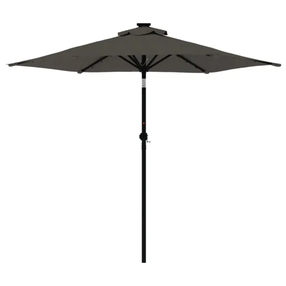 Umbrelă Grădină Oțel Antracit 225x225 cm | Livrare Gratuită