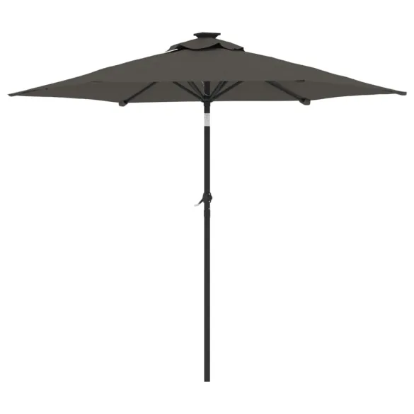 Umbrelă Grădină Oțel Antracit 225x225 cm | Livrare Gratuită