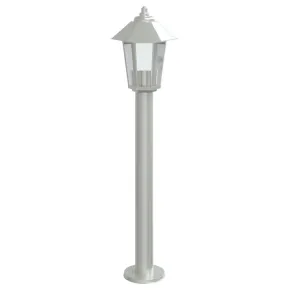 Lampă Exterioară Podea Argintiu 80cm Oțel Inoxidabil 2