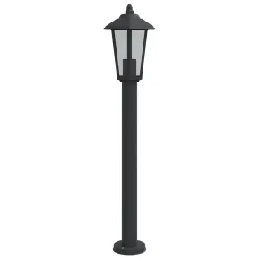 Lampă Exterioară Podea 80 cm Negru Oțel Inoxidabil IP44 2