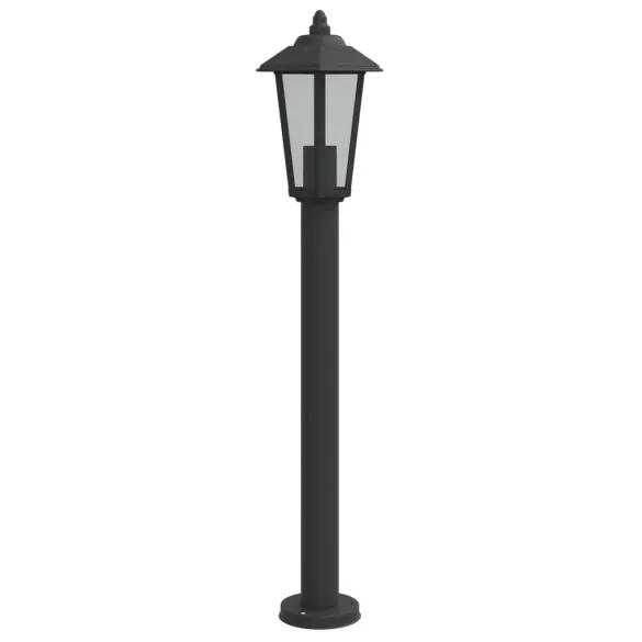 Lampă Exterioară Podea 80 cm Negru Oțel Inoxidabil IP44