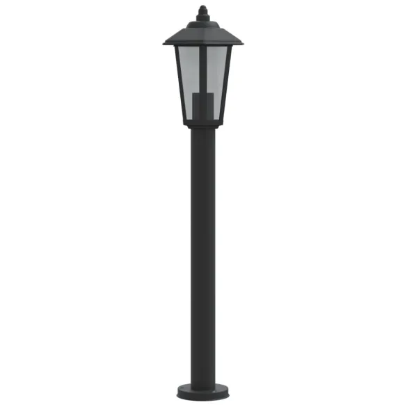 Lampă Exterioară Podea 80 cm Negru Oțel Inoxidabil IP44