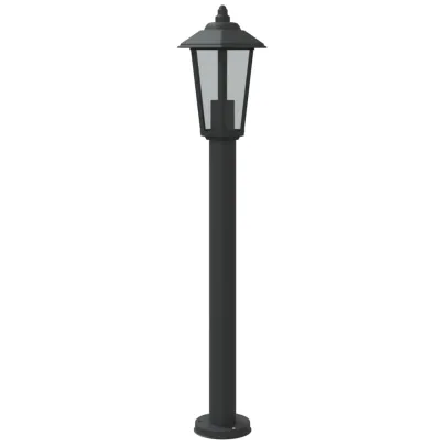 Lampă Exterioară Podea 80 cm Negru Oțel Inoxidabil IP44