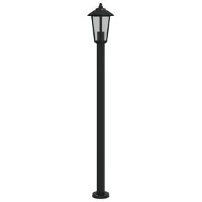 Lampă Exterioară Podea Negru 120 cm Oțel Inoxidabil IP44 2