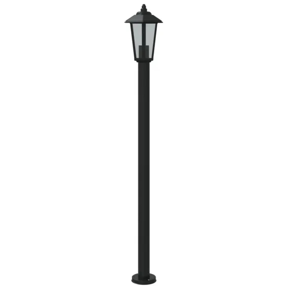 Lampă Exterioară Podea Negru 120 cm Oțel Inoxidabil IP44