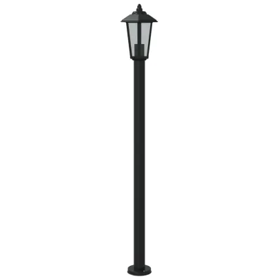 Lampă Exterioară Podea Negru 120 cm Oțel Inoxidabil IP44