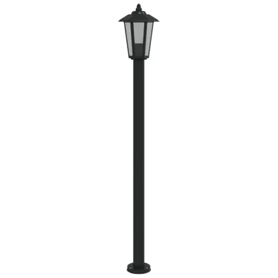 Lampă Exterioară Podea Negru 120 cm Oțel Inoxidabil IP44