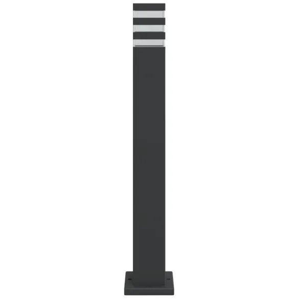 Lampă Podea Exterior IP44 Negru Aluminiu | Livrare Gratuită