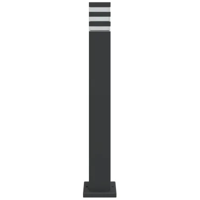 Lampă Podea Exterior IP44 Negru Aluminiu | Livrare Gratuită