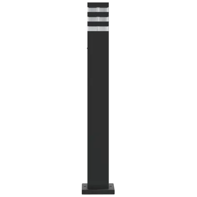 Lampă Podea Exterior IP44 Negru Aluminiu | Livrare Gratuită