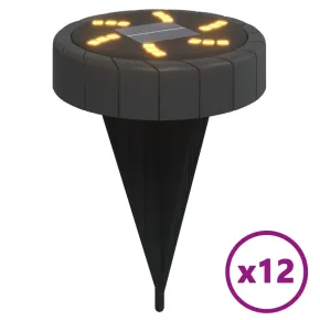 Lămpi Solare Exterior 12 bucăți cu Țăruși | Iluminare Gradină 2