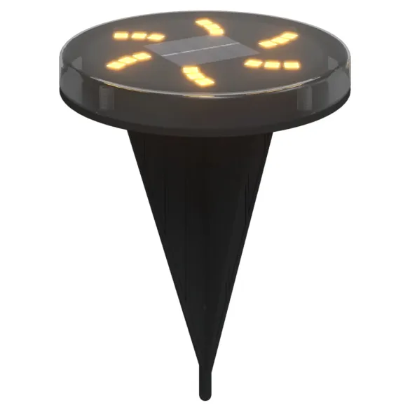 Lămpi Solare Exterior 12 buc | Iluminare Grădină Alb Cald