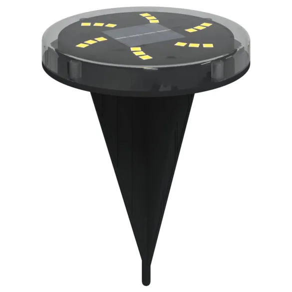 Lămpi Solare Exterior 12 buc | Iluminare Grădină Alb Cald