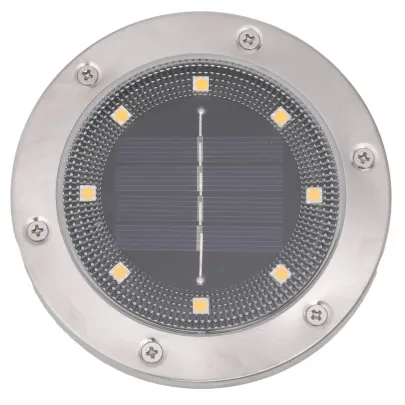 Lămpi Solare Exterior 12 bucăți cu Țăruși - Iluminare Alb Cald