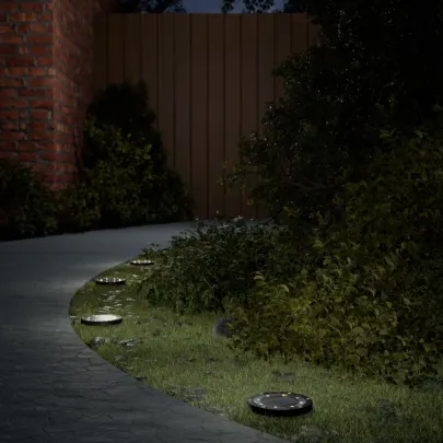 Lămpi Solare Exterior 12 bucăți cu Țăruși | Livrare Gratuită