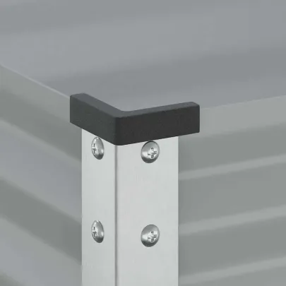 Jardinieră Grădină Oțel Gri - 100x41x90 cm - Comandă Acum