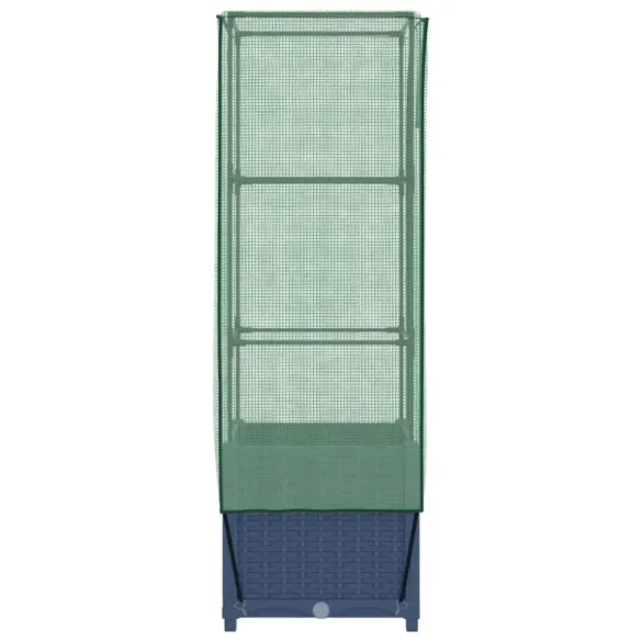 Strat Înălțat cu Sera Ratan - Cultivă Legume și Ierburi