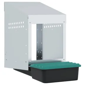 Cuibăr Găini Montat pe Perete - Oțel Galvanizat | Livrare Gratuită 2