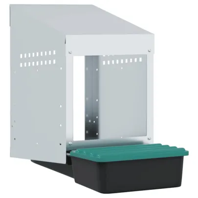 Cuibăr Găini Montat pe Perete - Oțel Galvanizat | Livrare Gratuită