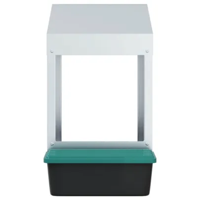 Cuibăr Găini Montat pe Perete - Oțel Galvanizat | Livrare Gratuită