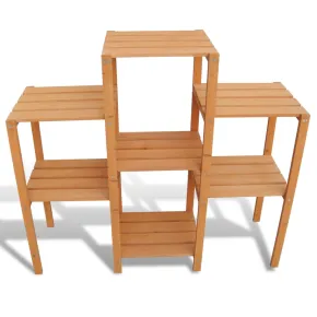 Stativ Lemn Masiv pentru Plante Grădină - 97x31x87 cm 2