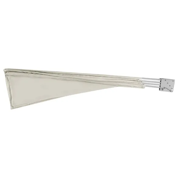 Copertină laterală pliabilă balcon 210x210 cm - crem