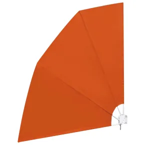 Copertină Laterală Pliabilă Balcon - 210x210 cm - Cărămiziu 2