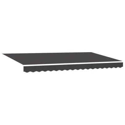 Material Marchiză 4x2 m Antracit - Înlocuire Rezistentă