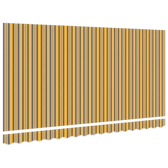 Material Marchiză 4x2 m Dungi Multicolor - Protecție Soare