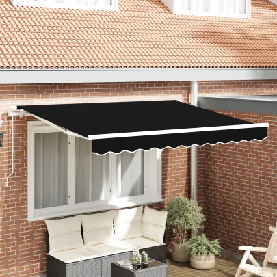 Tesatura Marchiza 3.5x2 m Negru | Protectie UV si Ploaie