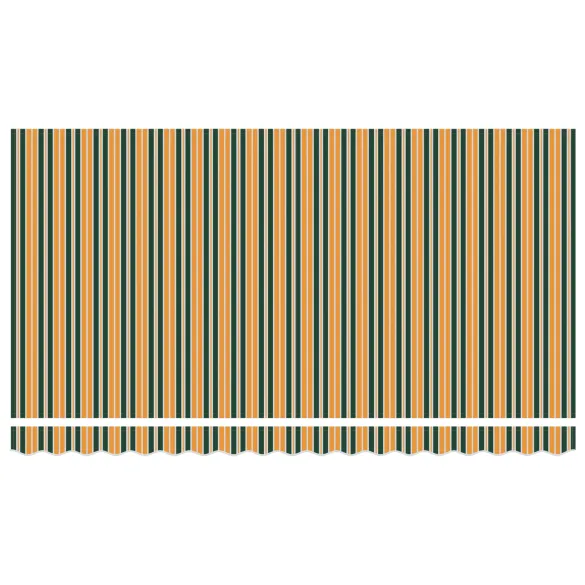 Tela Marchiză 4x2 m Verde-Galben | vidaXL