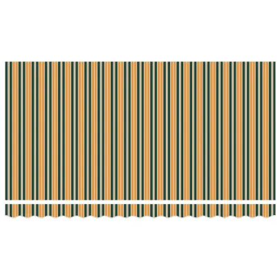 Tela Marchiză 4x2 m Verde-Galben | vidaXL