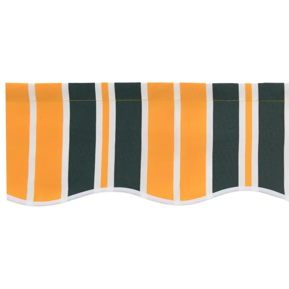 Tela Marchiză 4x2 m Verde-Galben | vidaXL