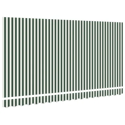 Marchiză Verde-Alb 4x2m - Livrare Gratuită | Comandă Acum