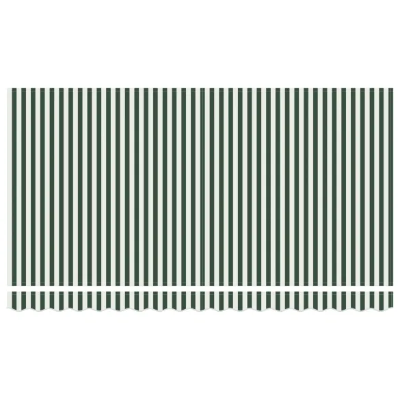Marchiză Verde-Alb 4x2m - Livrare Gratuită | Comandă Acum