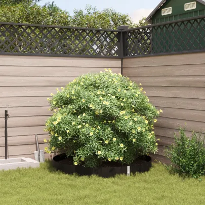 Baraj Rădăcini cu Șine 5m Negru | Protecție Iarbă