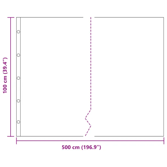 Baraj Rădăcini cu Șine 5m Negru | Protecție Iarbă